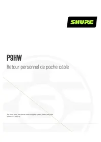 Notice SHURE P9HW Recepteur