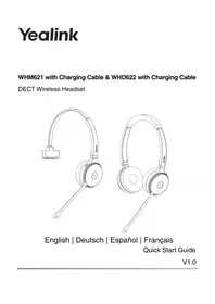 Notice Yealink WHM621 Helm