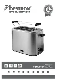 Notice BESTRON ATO800STE Grille pain