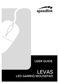 Notice Speedlink LEVAS LED SL620107BK Tapis de souris