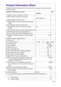 Notice LC-Power M24FHD165 Moniteur