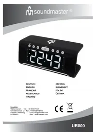 Notice Soundmaster UR800 Radio