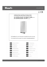 Notice WOODS AC CORTINA SILENT 12K SMART HOME Klimaanlage