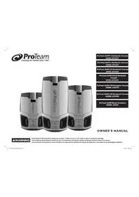 Notice ProTeam GOFIT 10 Aspirateur
