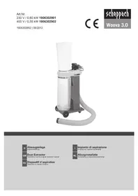 Notice SCHEPPACH WOOVA 3.0 Aspirateur industriel