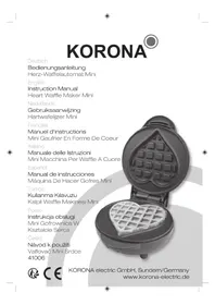 Notice KORONA 41006 Waffeleisen