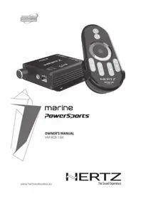 Notice Hertz HM RGB 1 BK Haut-parleur voiture