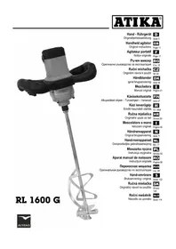 Notice ATIKA RL 1600 G Verfmenger