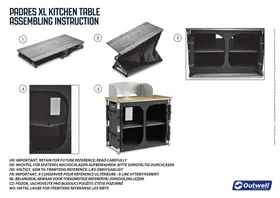 Notice Outwell PADRES XL Table de cuisine pliable
