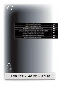 Notice Dantherm AC 22 Deumidificatore