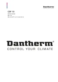 Notice Dantherm CDF 10 Deumidificatore