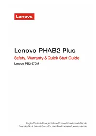 Notice LENOVO PHAB2 PLUS älypuhelin