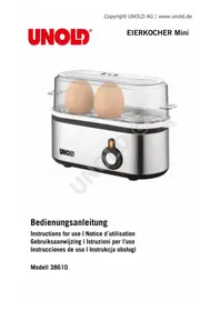 Notice UNOLD MINI 38610 Eierkocher