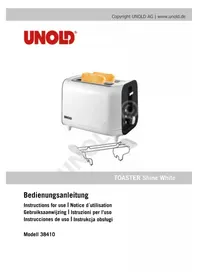 Notice UNOLD SHINE 38410 Toster