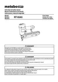 Notice HiKOKI NT65A5 Grapadora