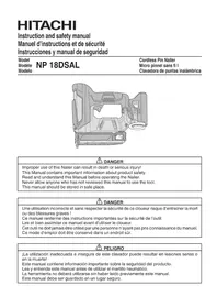 Notice HiKOKI NP18DSAL Grapadora