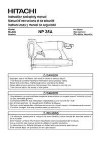Notice HiKOKI NP35A Grapadora