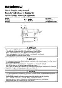 Notice HiKOKI NP50A Grapadora