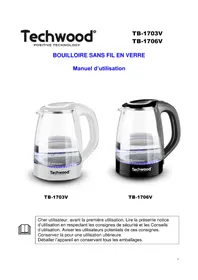Notice TECHWOOD TB1706V Bouilloire