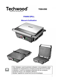 Notice TECHWOOD TGD090 Plaque de grill