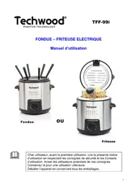 Notice TECHWOOD TFF99I Friteuse