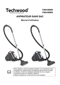 Notice TECHWOOD TAS8009 Aspirateur