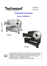 Notice TECHWOOD TTR890 Trancheuse