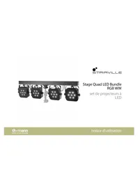 Notice Stairville STAGE QUAD LED BUNDLE Éclairage