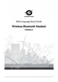 Notice CONCEPTRONIC PARRIS01W Casque