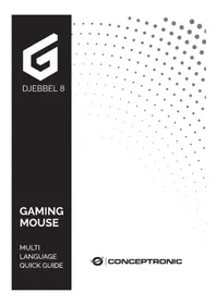 Notice CONCEPTRONIC DJEBBEL 8 Souris