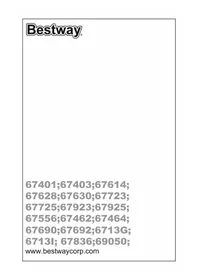 Notice BESTWAY 67690 Pompe