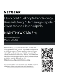 Notice NETGEAR NIGHTHAWK M6 MR6110 Router