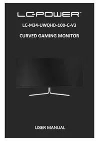 Notice LC-Power M34UWQHD100CV3 Moniteur