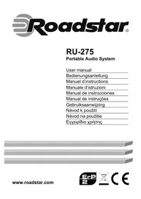 Notice ROADSTAR RU275 Système hifi