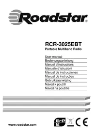 Notice ROADSTAR RCR3025EBT Système hifi