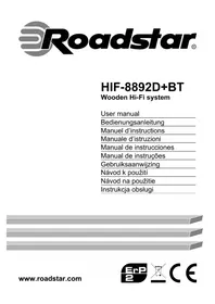 Notice ROADSTAR HIF8892D+BT Système hifi