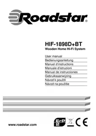 Notice ROADSTAR HIF1898D+BT Système hifi