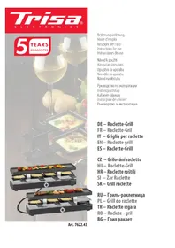 Notice TRISA STYLE CONNECT Urządzenie do fondue, raclette i woka