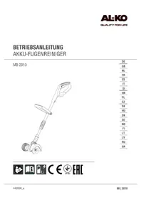 Notice AL-KO MB 2010 Elektrický čistič