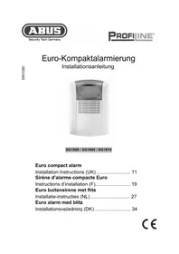 Notice ABUS SG1800 Fornuis