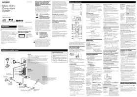 Notice SONY CMTBX70DBI Chaîne Hi-Fi