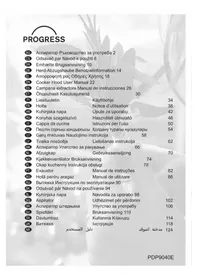 Notice PROGRESS PDP9040E Hotă de bucătărie