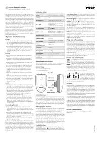 Notice Reer PUREAIR 94010 Purificateur d'air