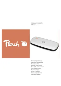 Notice Peach PH311 Appareils à emballage sous vide