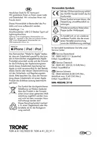 Notice TRONIC TCAG B2 Câble de données