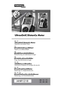 Notice POWERFIX Z31697A Télémètre laser