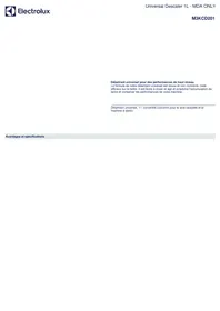 ELECTROLUX M3KCD201 - Balance