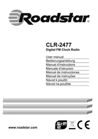 Notice ROADSTAR CLR2477 Radio-réveil