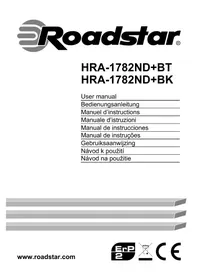 Notice ROADSTAR HRA1782ND+BK Radio