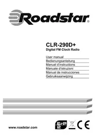 Notice ROADSTAR CLR290D+ Radio-réveil
